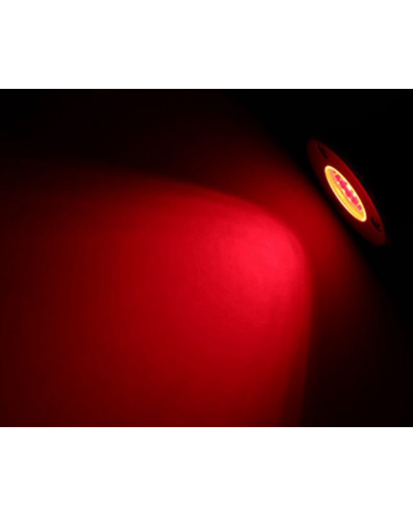 Грунтовый светильник LED 1Вт IP67 GR-1w-12vr Красный