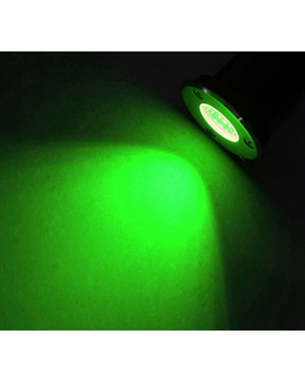 Грунтовый светильник LED 3Вт GR-3w-220vg Зеленый
