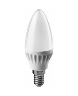 Светодиодная лампа 6Вт свеча 4000К белый E14 470лм 176-264В ОНЛАЙТ