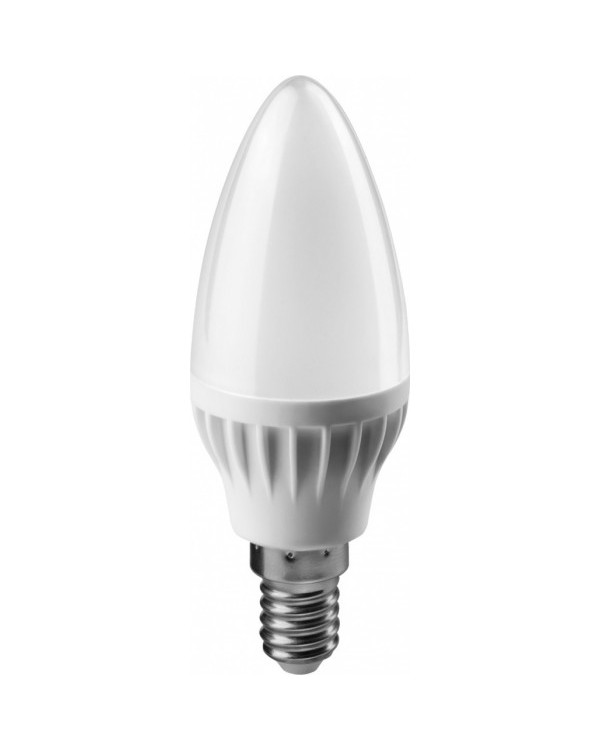 Светодиодная лампа 6Вт свеча 2700К тепл. бел. E14 450лм 176-264В ОНЛАЙТ