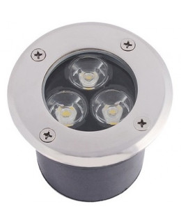 Грунтовый светильник LED 3Вт GR-3w-24vww Теплый белый