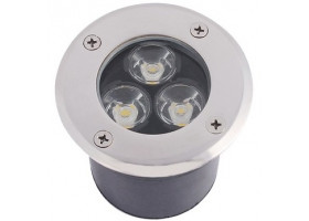 Грунтовый светильник LED 3Вт GR-3w-24vww Теплый белый