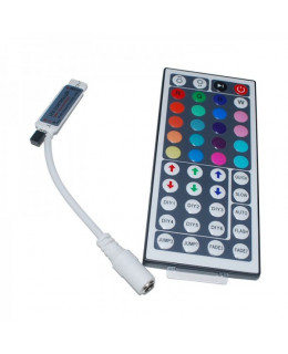 Мини-Контроллер RGB ИК с ПДУ (44кн) led-ir44-rgb-mini 12В 6А