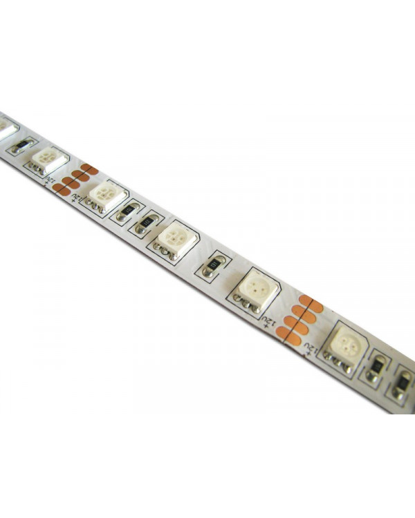Светодиодная лента 5050 LUX LEDx60x1-SQR-WW Теплый белый 12В, 14.4Вт