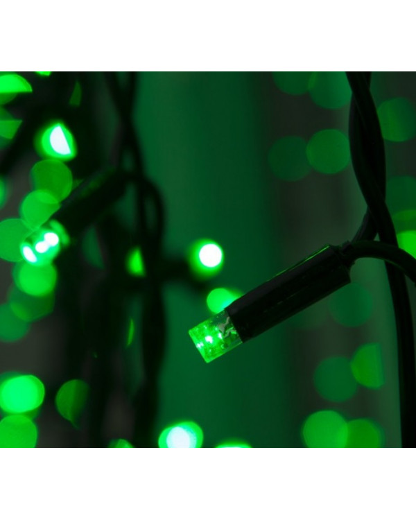Уличная LED гирлянда "Занавес" 2х3м Каучук LED-ZS-2x3-g Зеленый